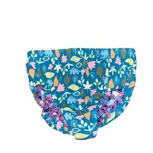 Matilda Jane Under the Leaves Bloomers Bottoms Teal Plaid Trim 12-18 Months